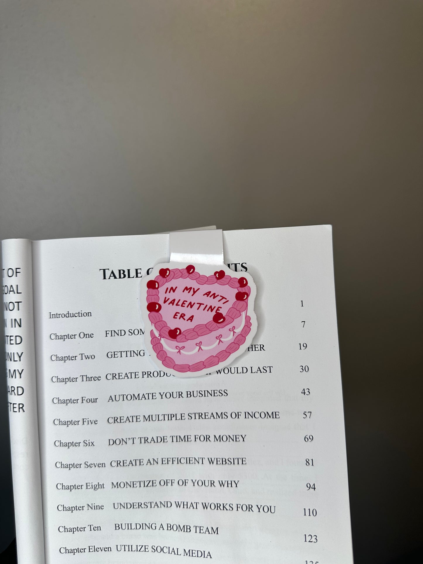 Anti Valentine's Day Magnetic Bookmark | Book Lover Gift