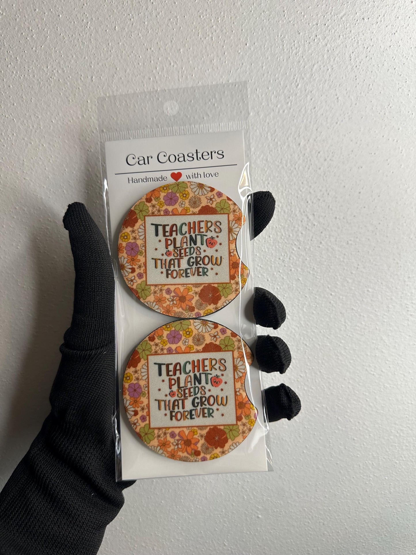 Nurse | Teacher Gift | Neoprene Car Coaster Set