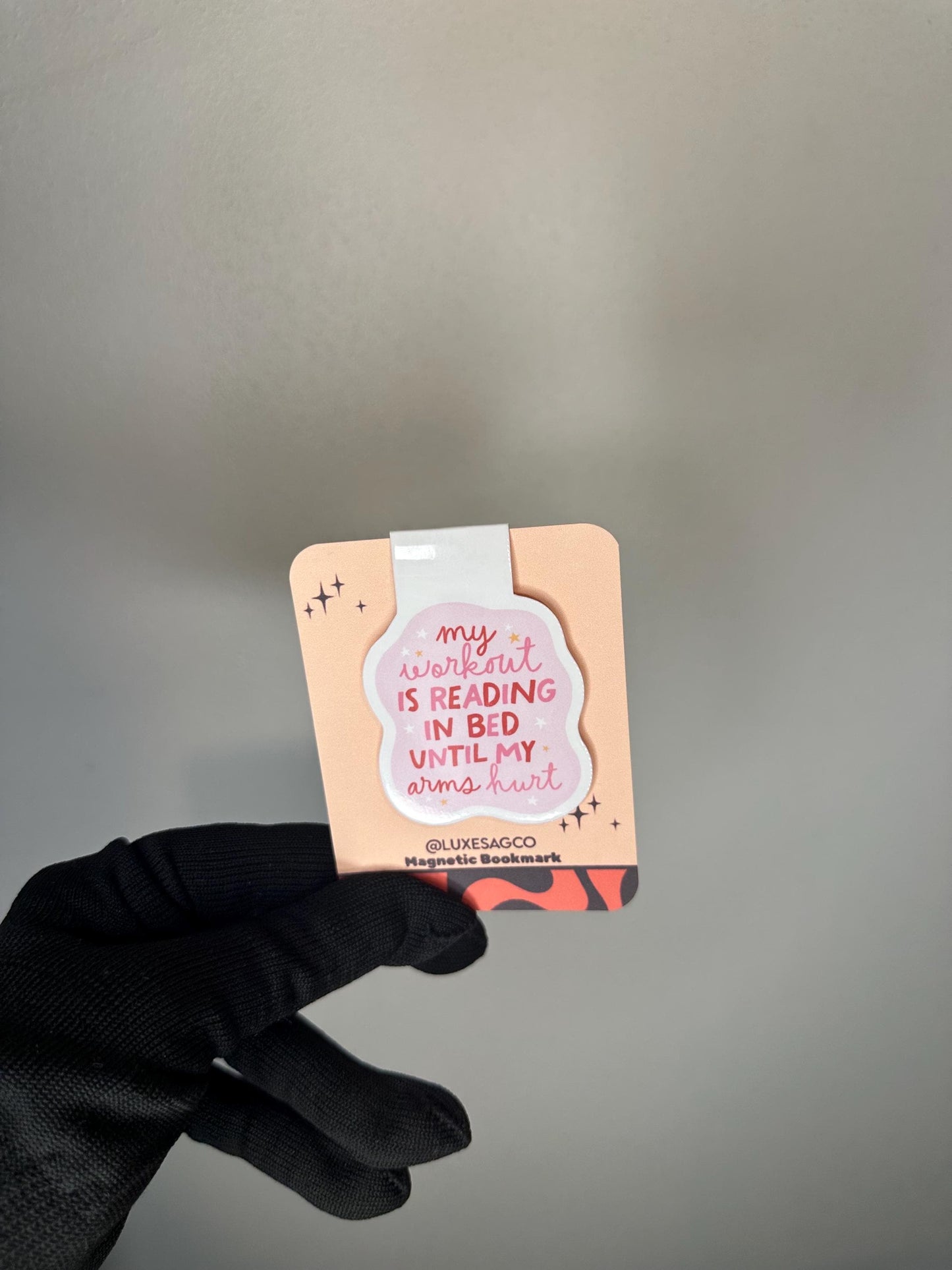 Reading Is My Workout Magnetic Bookmark | Book Lover Gift