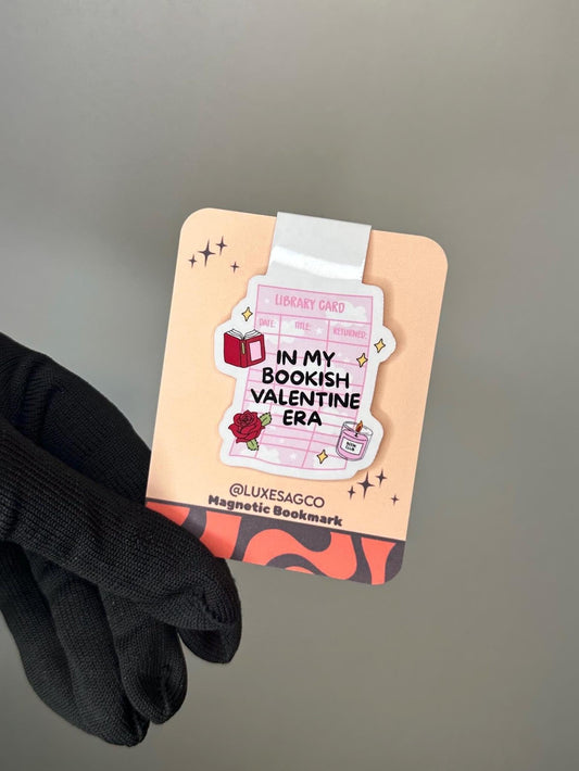 Valentine's Day Magnetic Bookmark | Laminated Cardstock