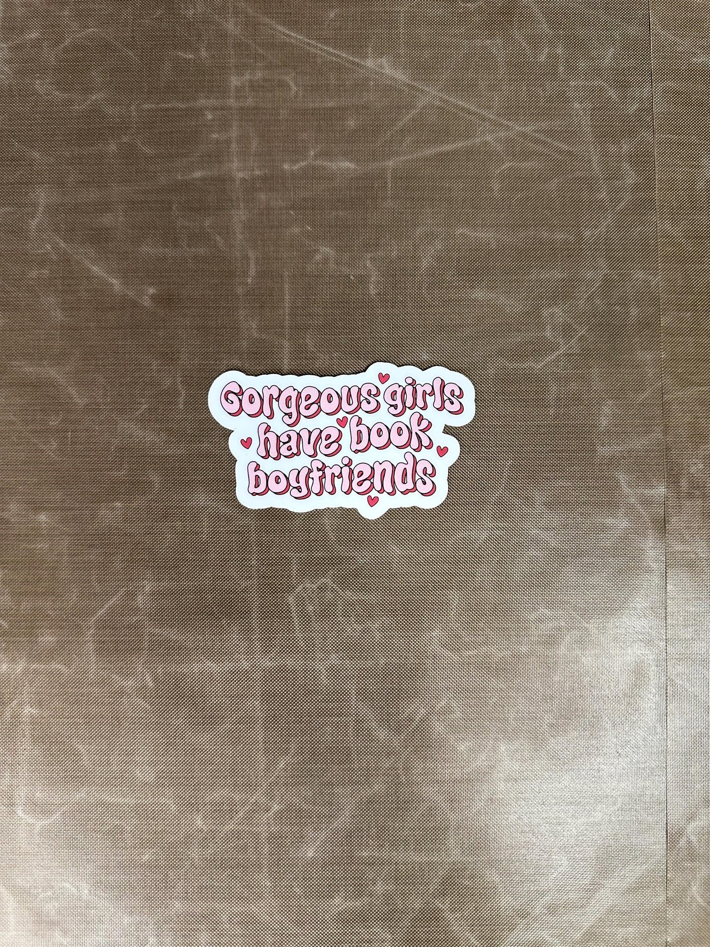 Book Boyfriend Sticker | Kindle, Laptop Decal