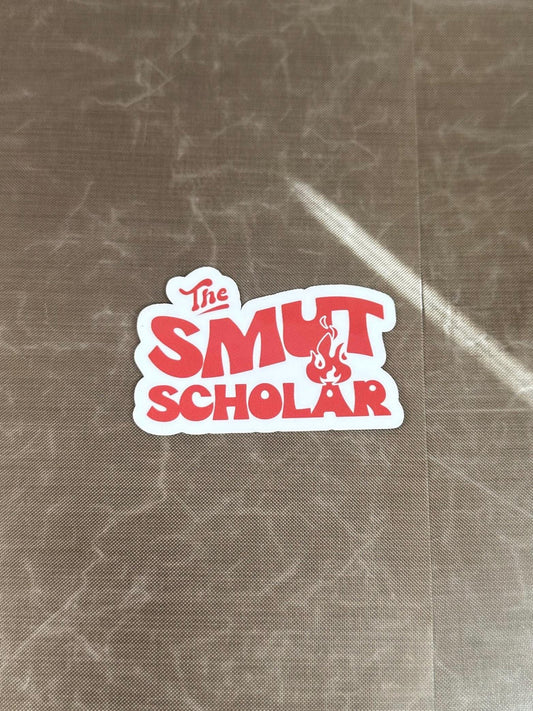 The Smut Scholar Sticker | Smutty Bookish | Kindle, Laptop Decal