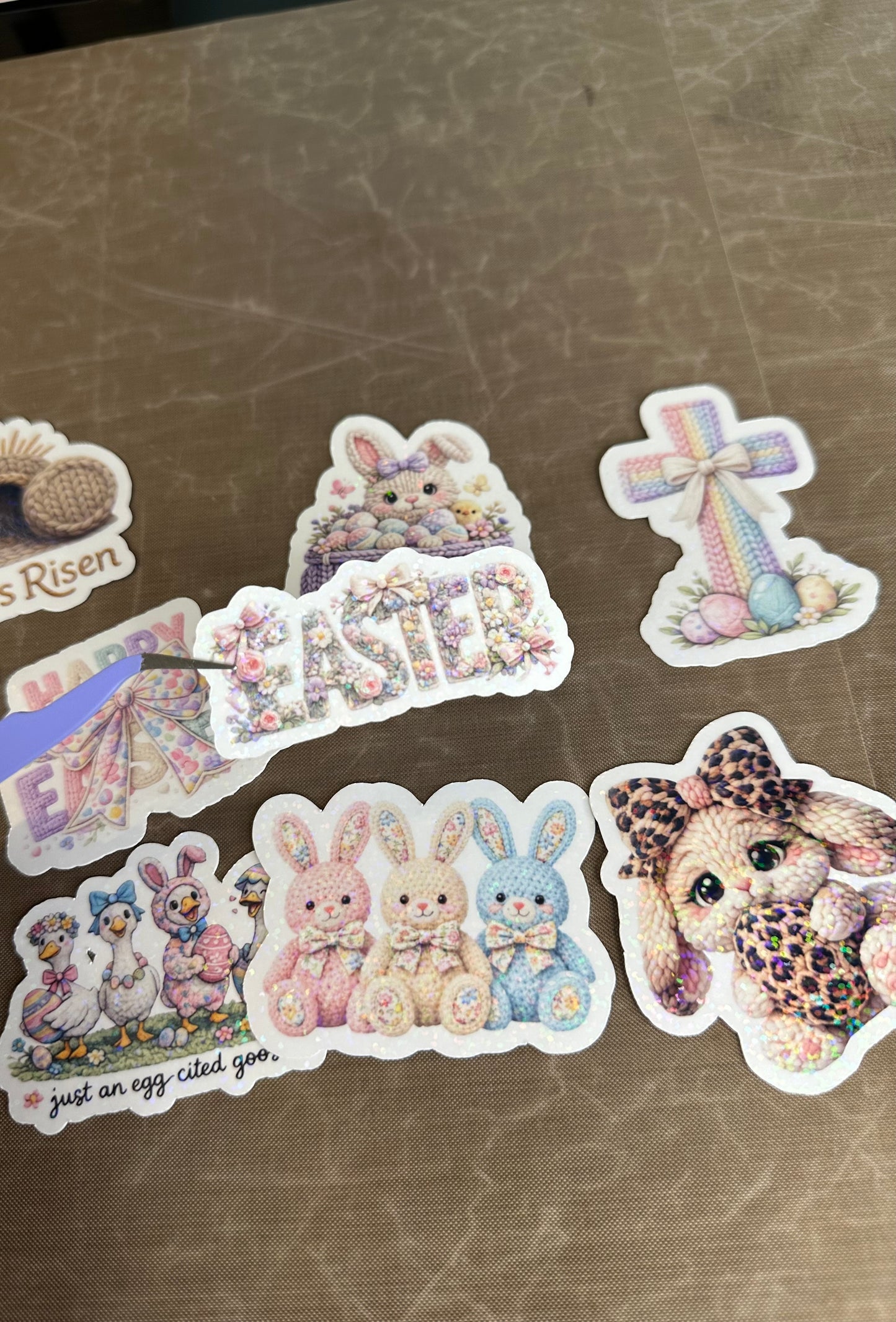 Easter Sticker Bundle | He is Risen Bunny Stickers
