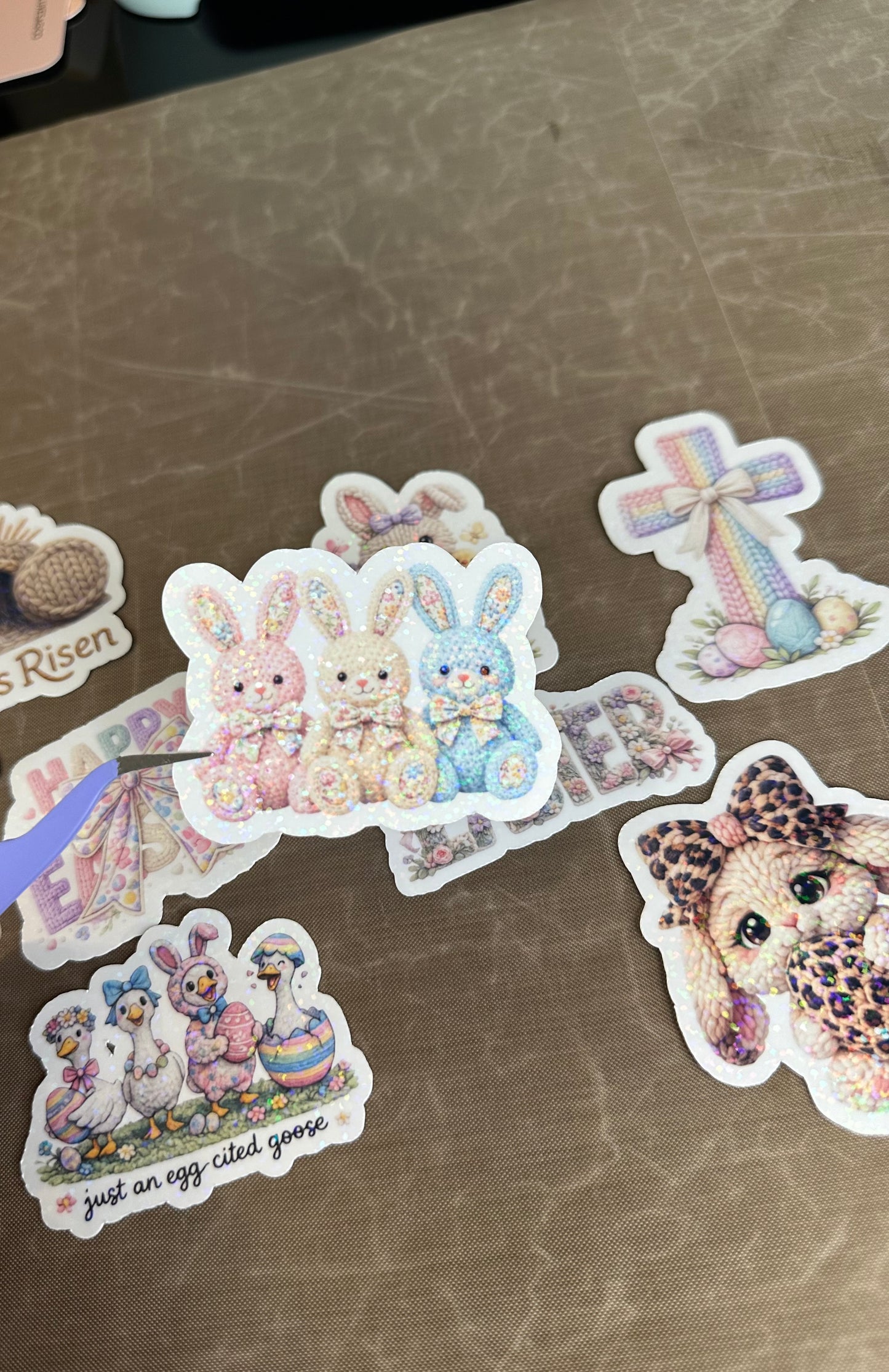 Easter Sticker Bundle | He is Risen Bunny Stickers