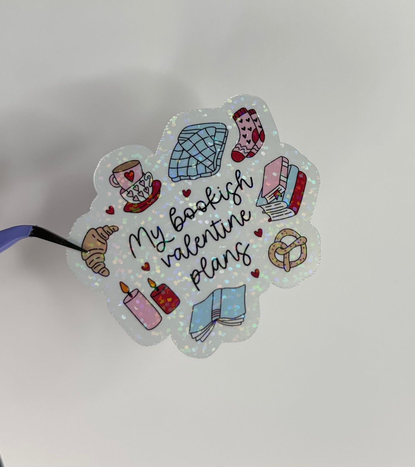 Valentine's Day Bookish Sticker Bundle | Funny Valentine Stickers