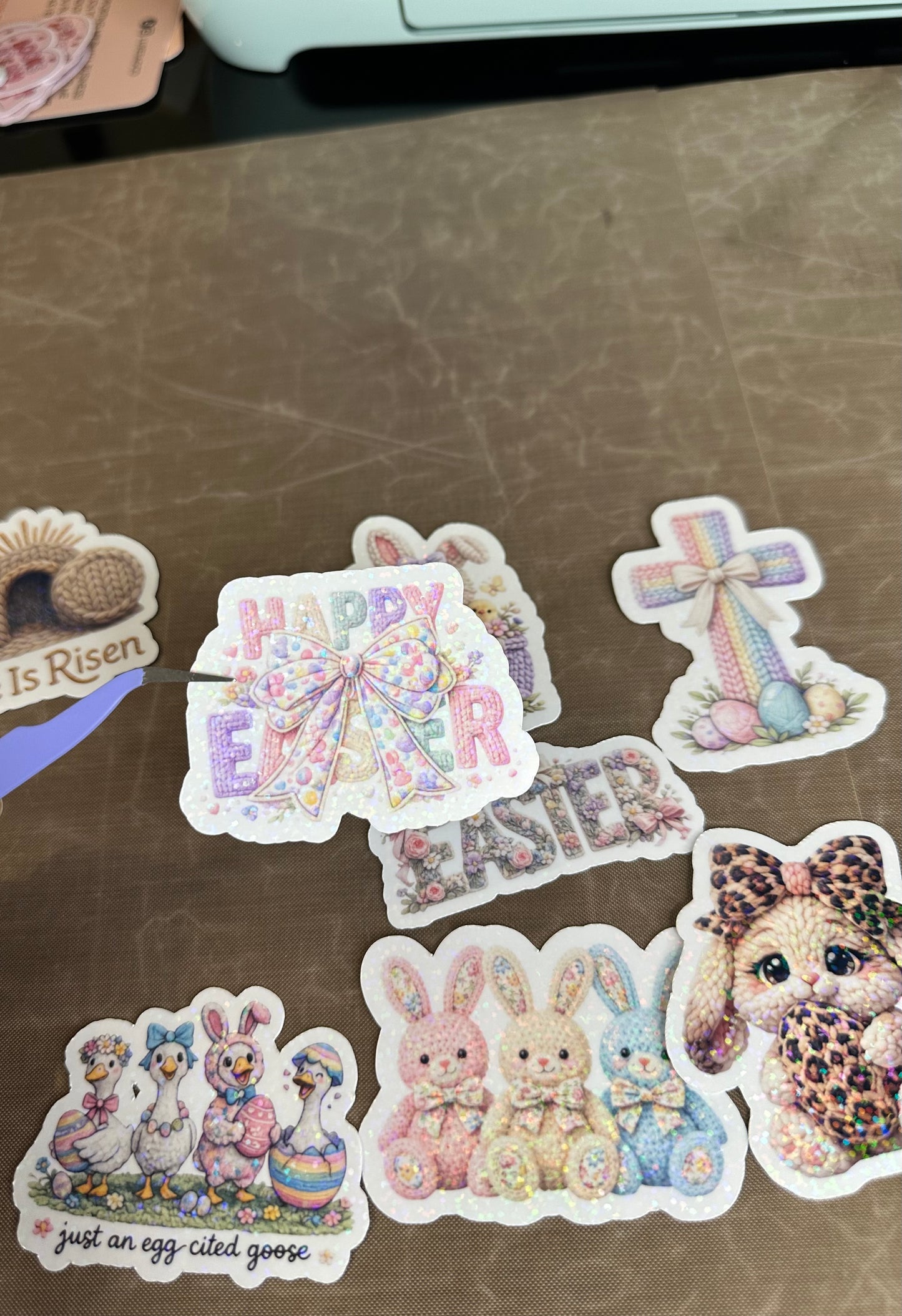 Easter Sticker Bundle | He is Risen Bunny Stickers