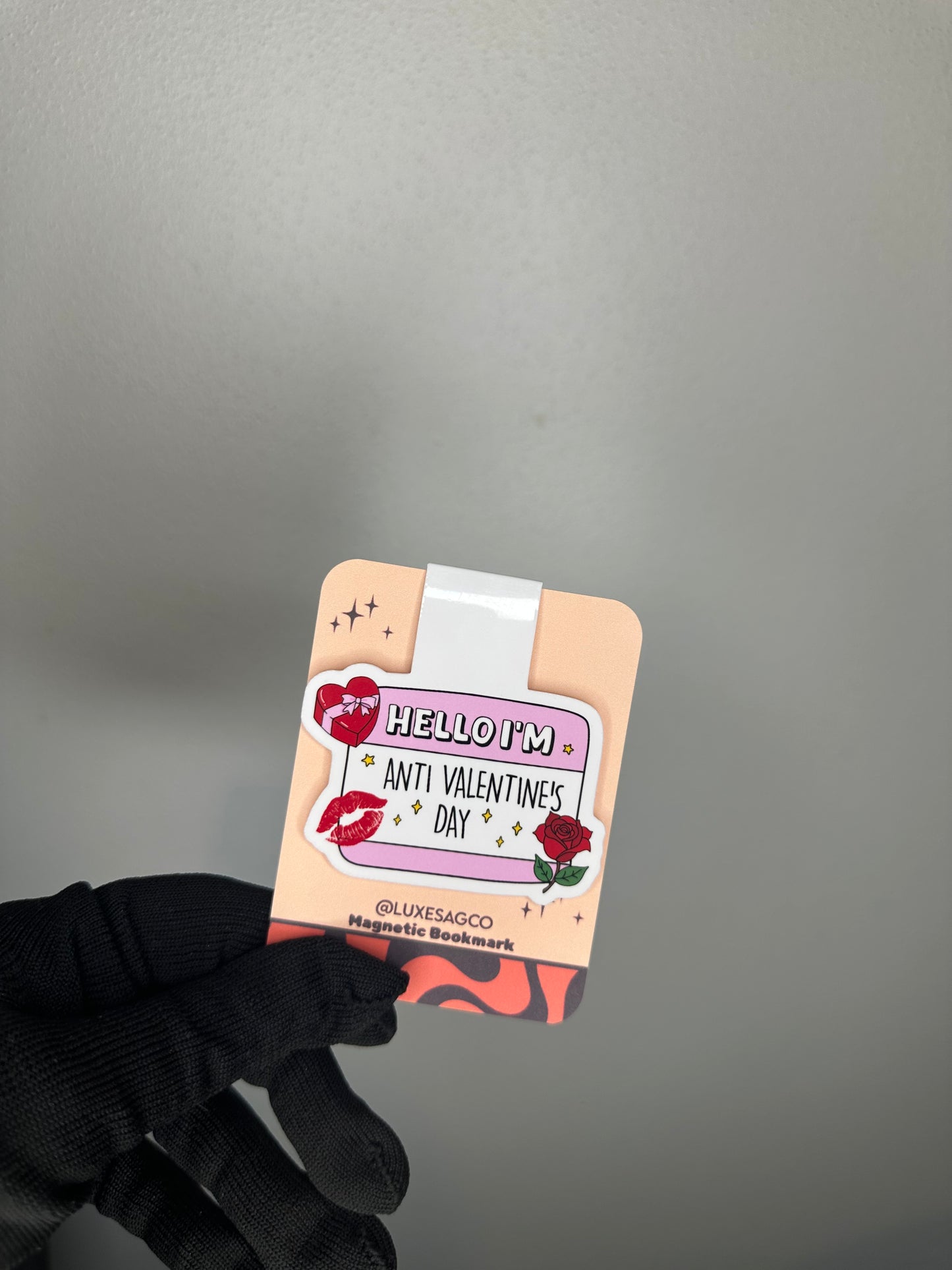 Anti Valentine's Day Magnetic Bookmark | Book Lover Gift