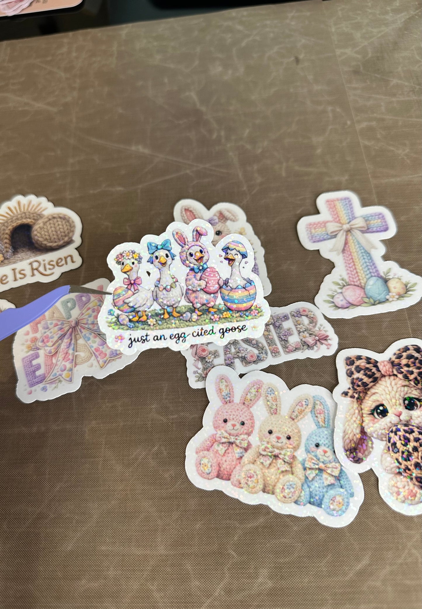 Easter Sticker Bundle | He is Risen Bunny Stickers
