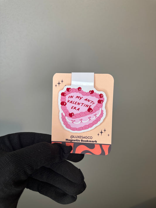Anti Valentine's Day Magnetic Bookmark | Book Lover Gift