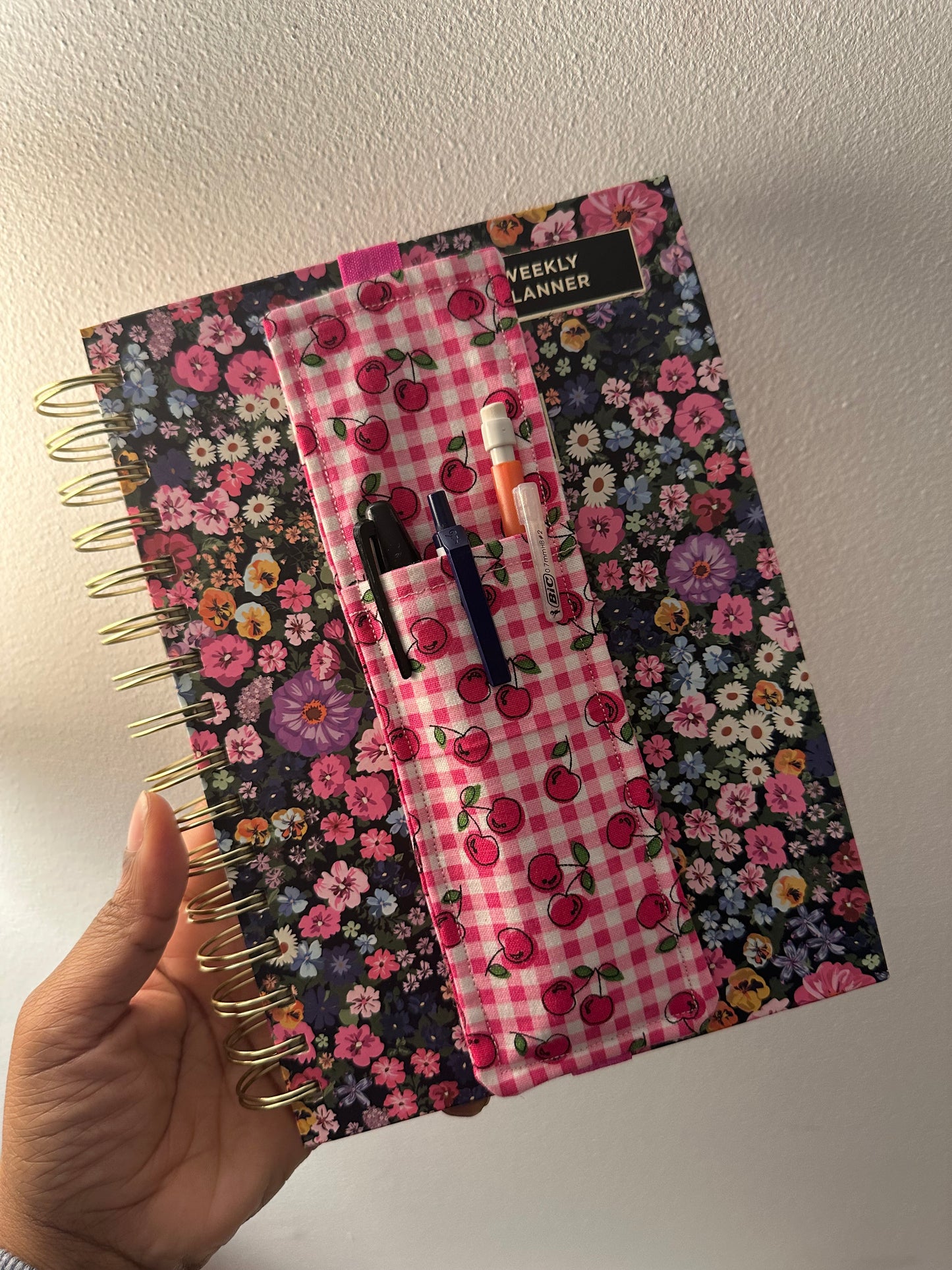 Fabric Pen Holder Bookmark