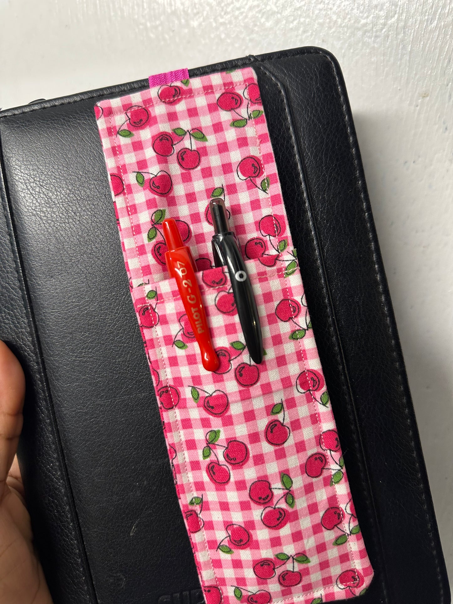 Fabric Pen Holder Bookmark