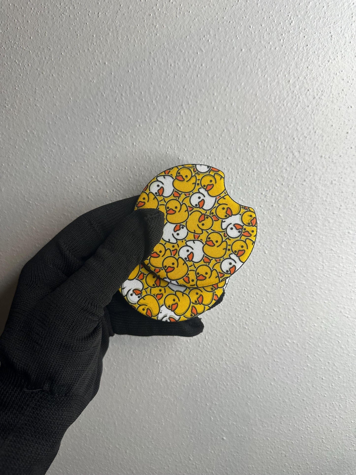 Rubber Duck | Floral Tiger | Neoprene Car Coaster Set