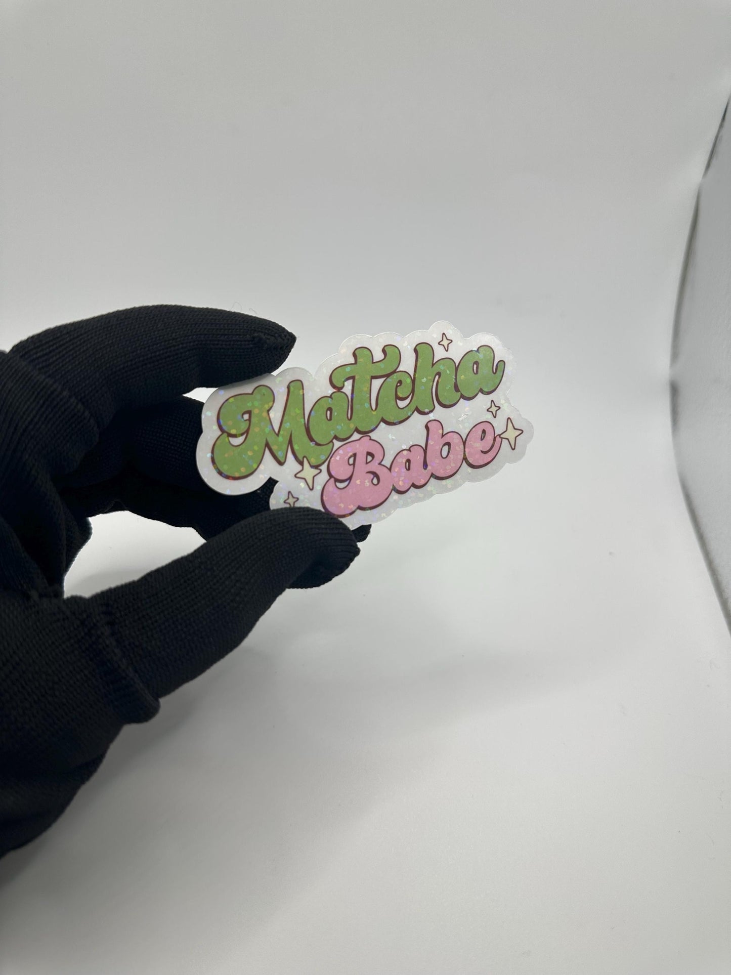Matcha Babe Sticker | Semi Water Resistant, Laptop, Kindle