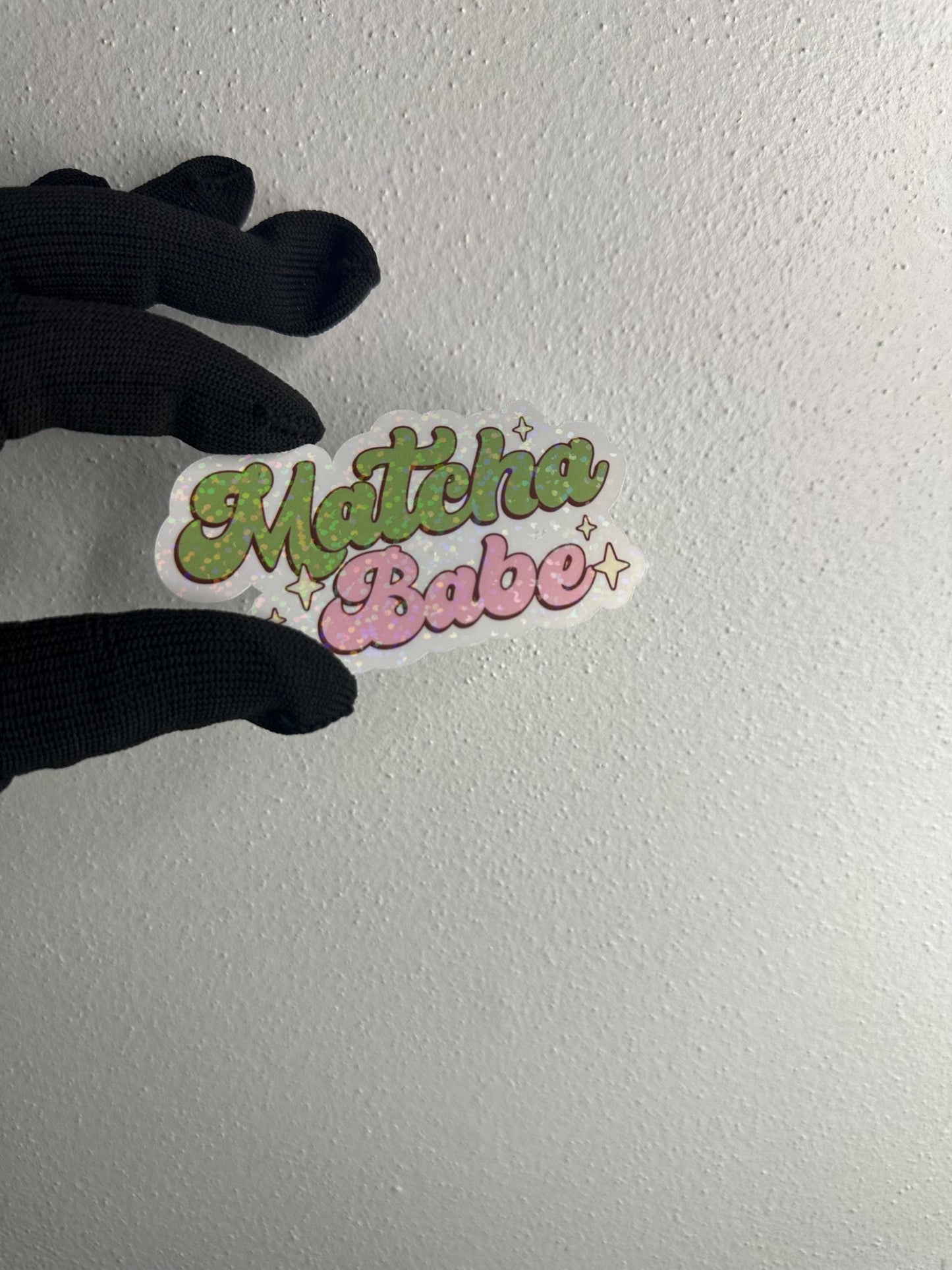 Matcha Babe Sticker | Semi Water Resistant, Laptop, Kindle