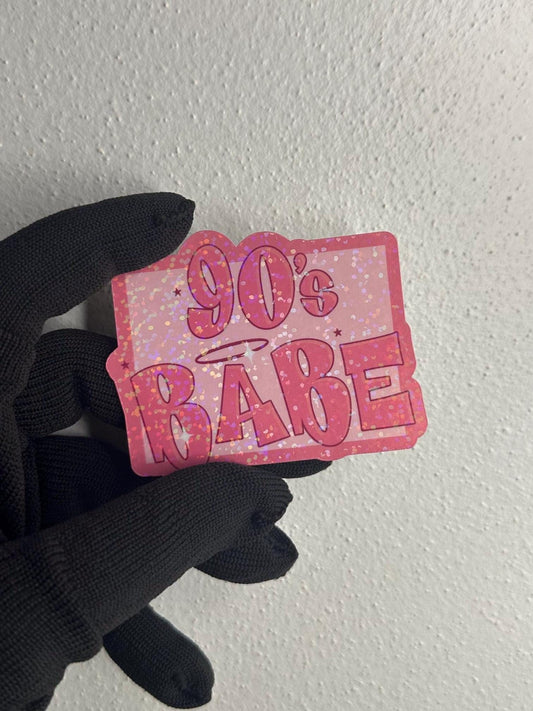 90s Babe Sticker | Nostalgia Laptop, Kindle Sticker