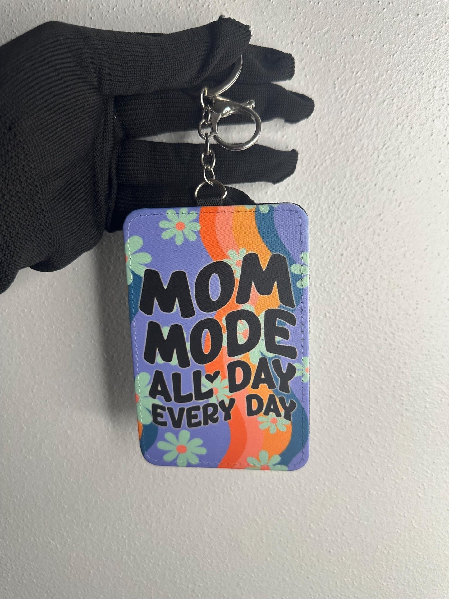 Mama Keychain Wallet | PU Leather Card Holder | ID Holder