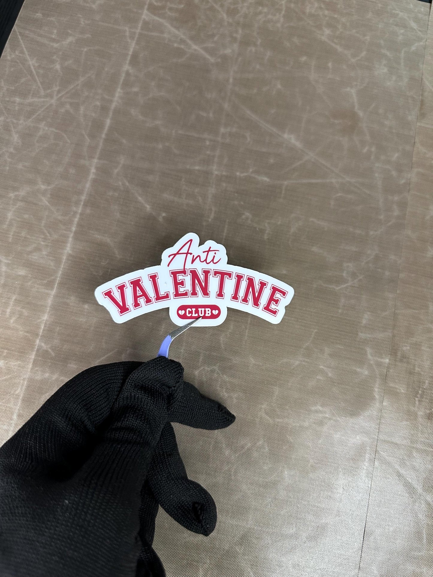 Anti-Valentine Club Sticker | Funny Valentine Stickers
