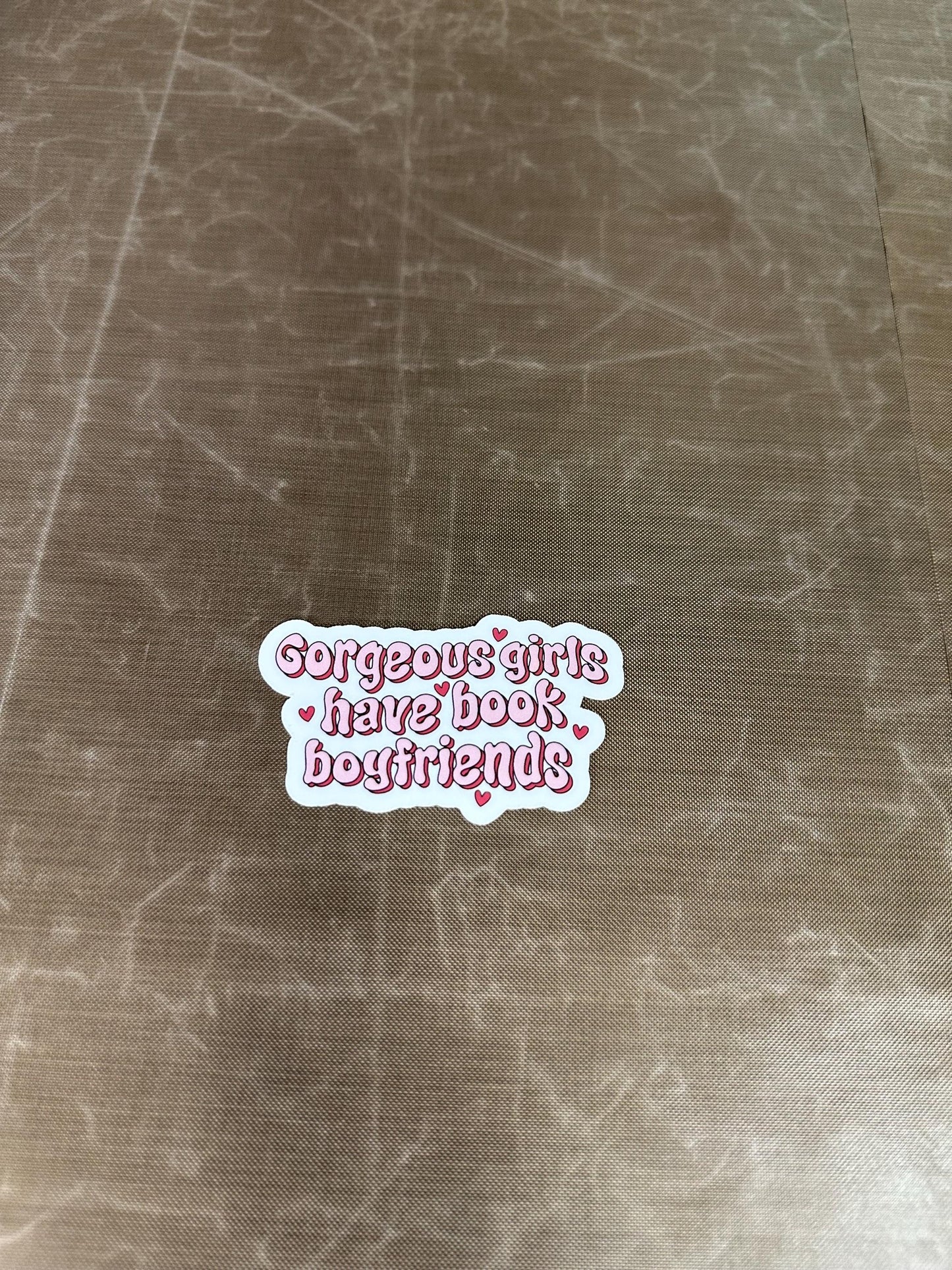 Book Boyfriend Sticker | Kindle, Laptop Decal