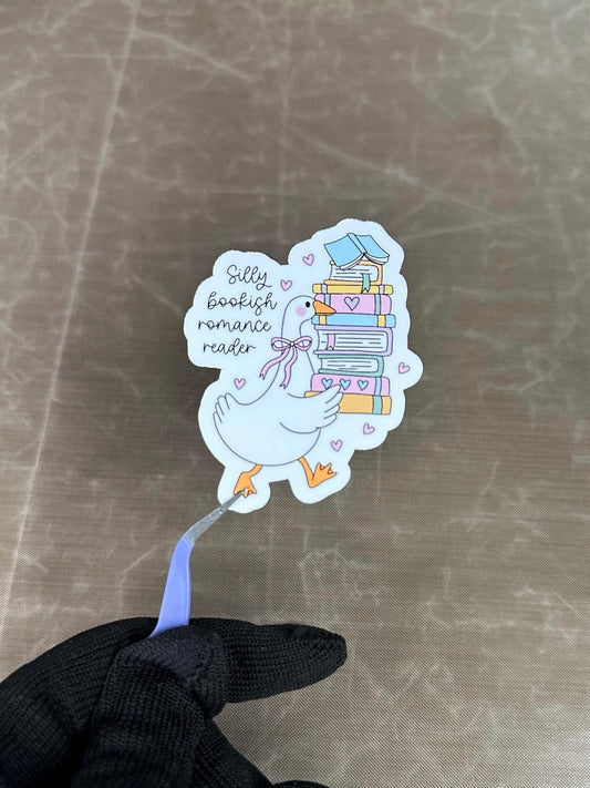 Romance Reader Sticker | Silly Bookish | Kindle, Laptop Decal