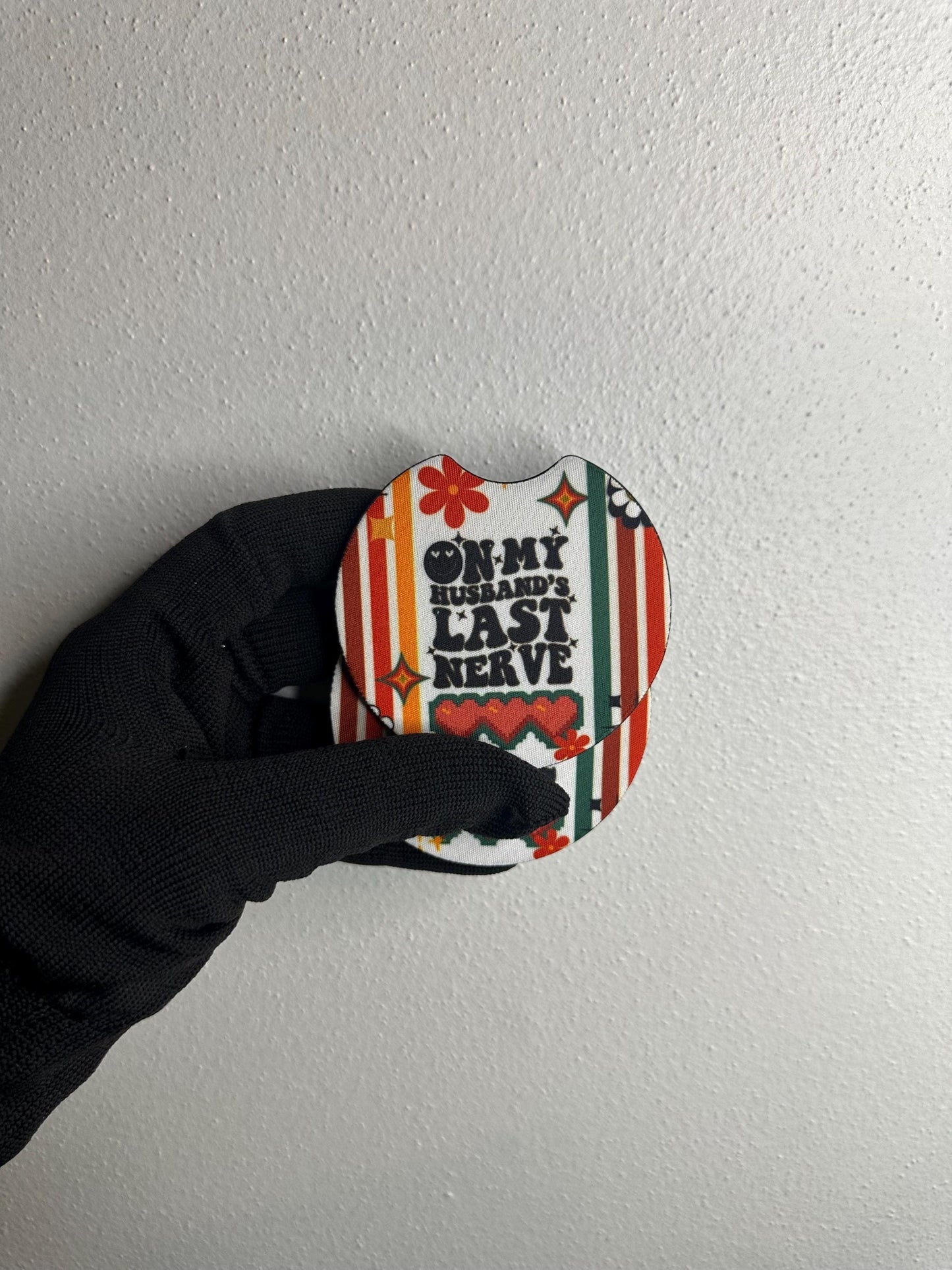 Funny Car Coaster Set | On My Husband's Last Nerve, Neoprene