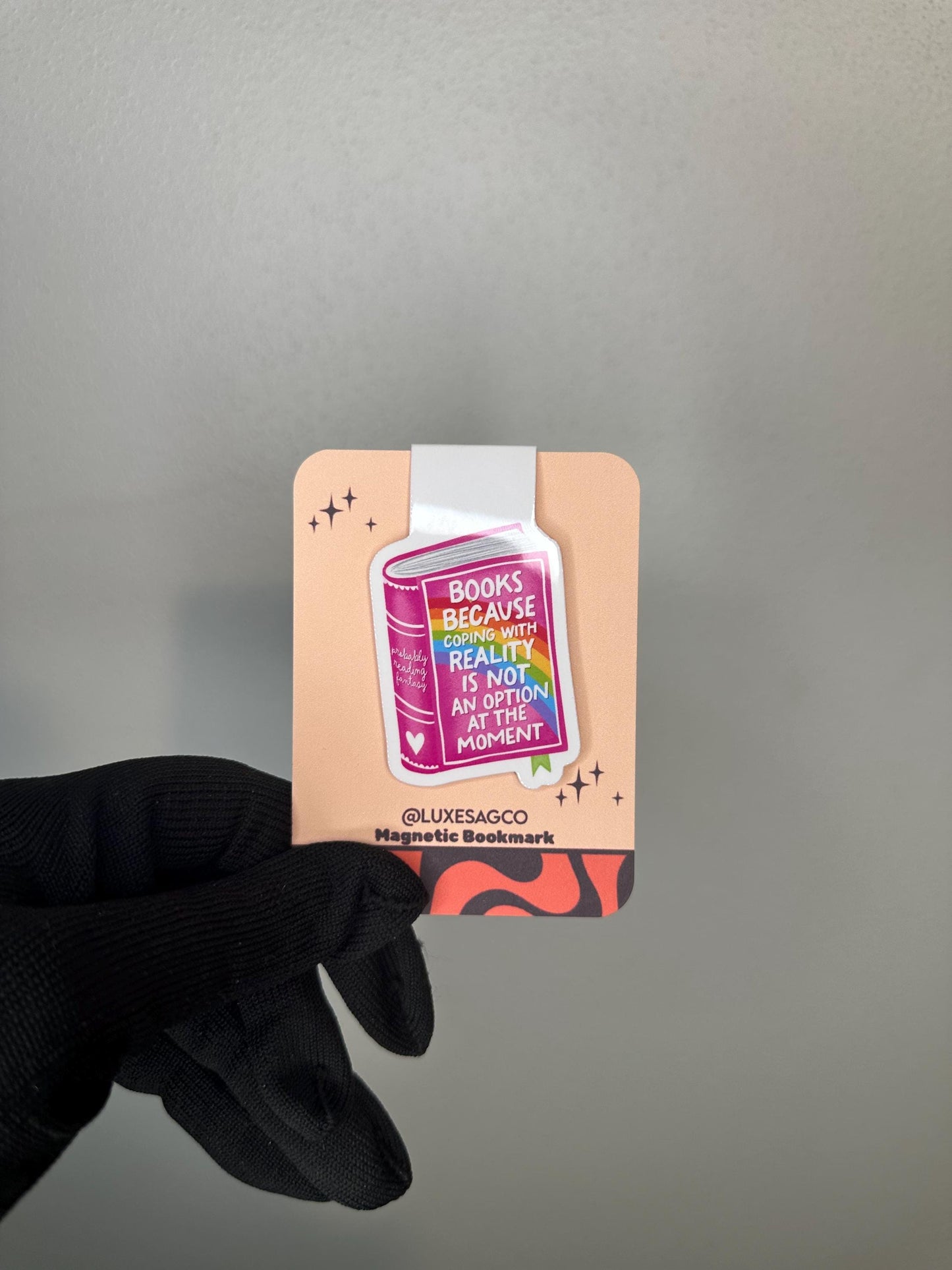 Bookish Magnetic Bookmark | Books Because Reality Design