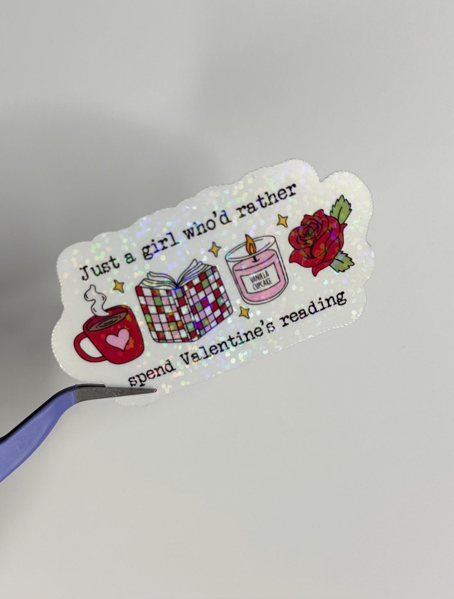 Valentine's Day Bookish Sticker Bundle | Funny Valentine Stickers