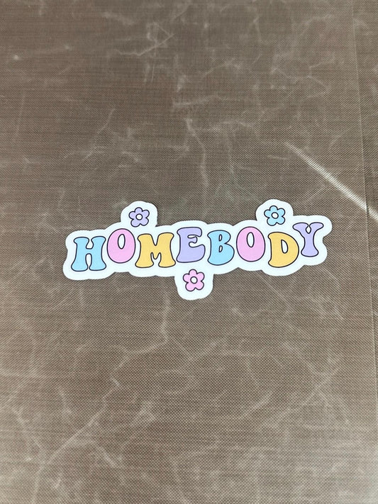 Homebody Sticker | Bookish Stickers | Kindle Accessories