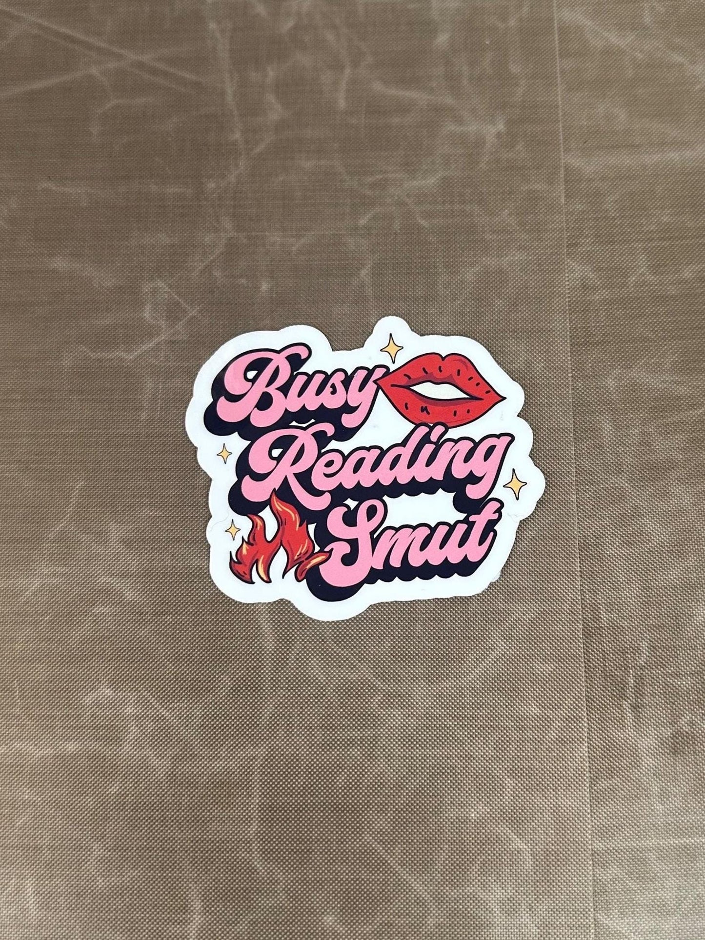 Busy Reading Smut Sticker | Smutty Bookish | Kindle, Laptop Decal