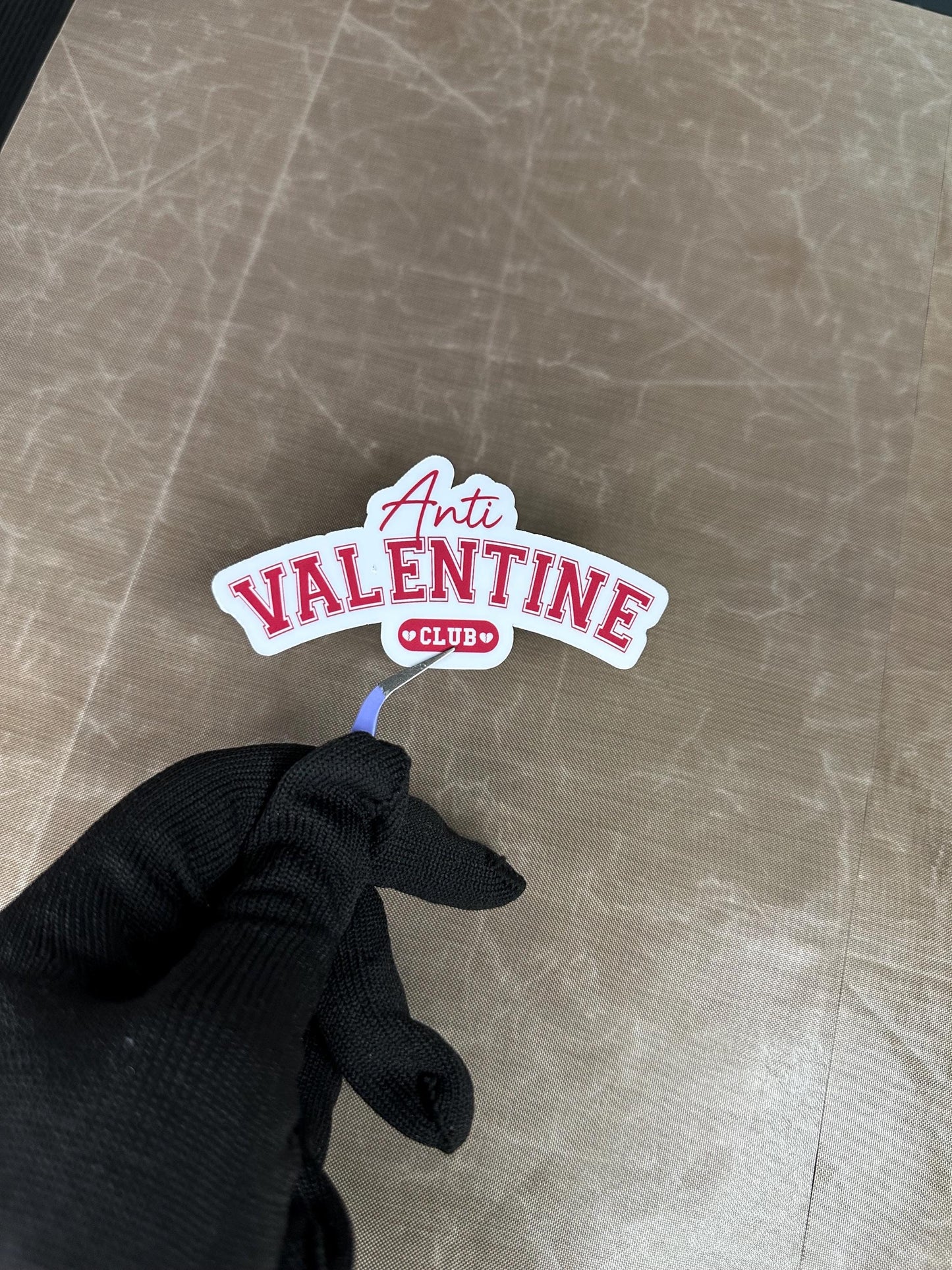 Anti-Valentine Club Sticker | Funny Valentine Stickers