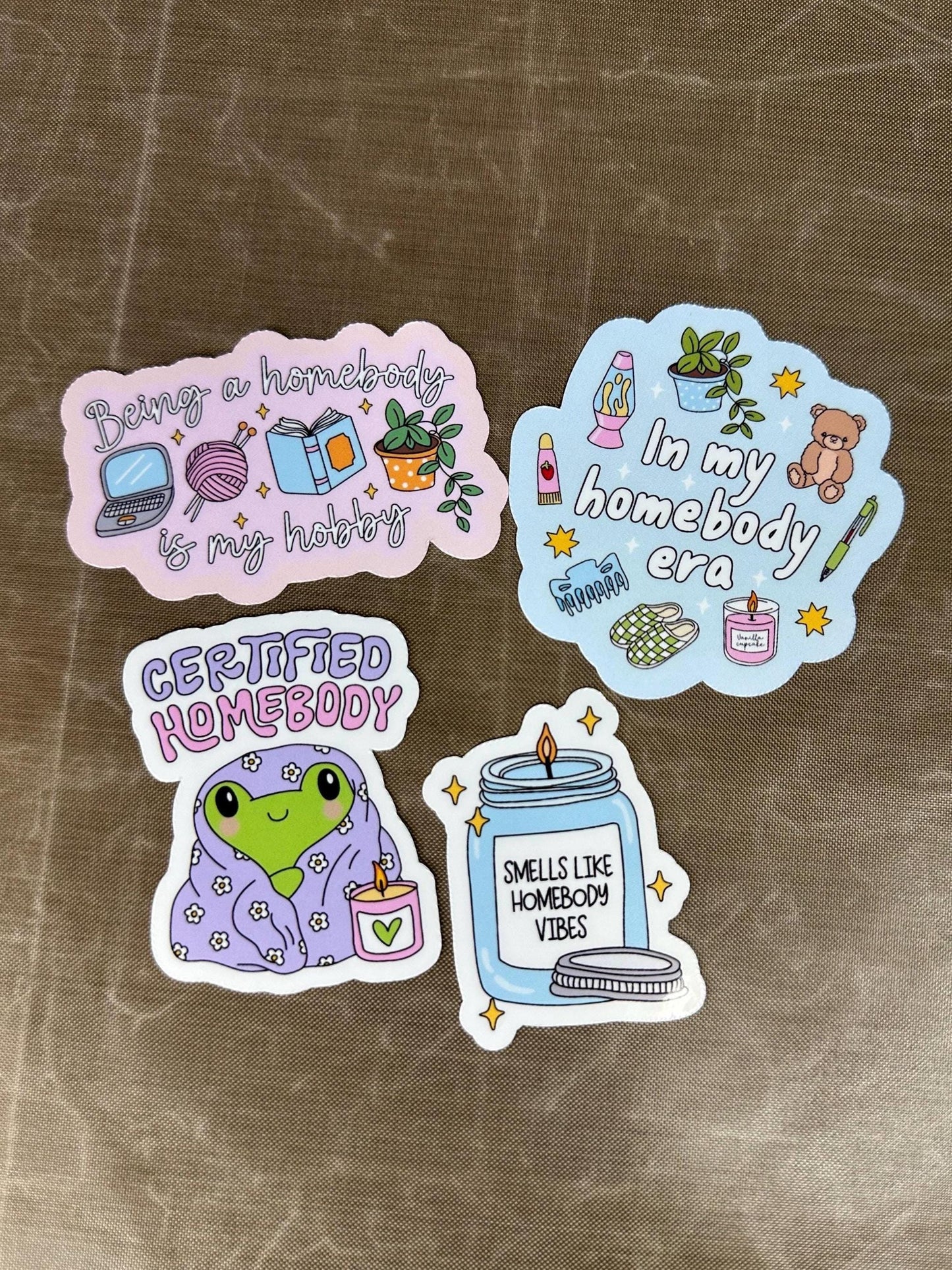 Homebody Sticker Bundle | Bookish Stickers | Kindle Accessories