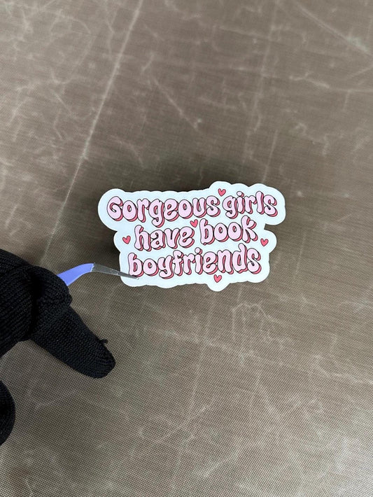 Book Boyfriend Sticker | Kindle, Laptop Decal