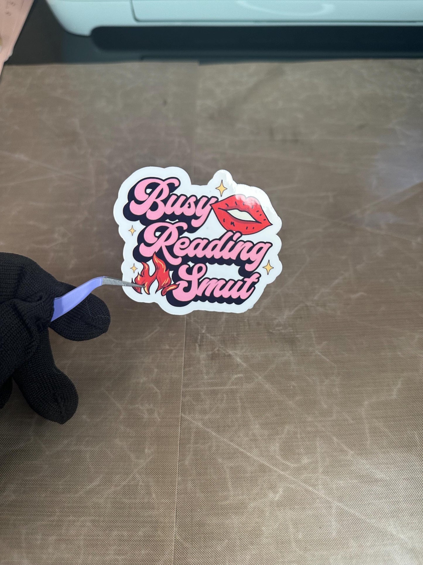 Busy Reading Smut Sticker | Smutty Bookish | Kindle, Laptop Decal