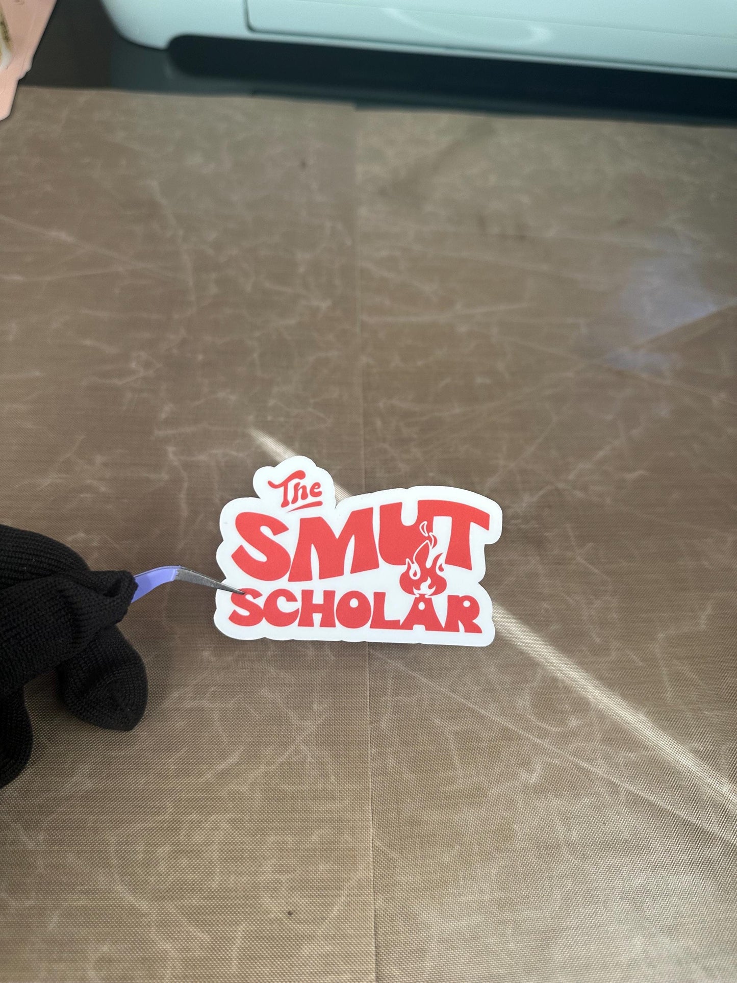 The Smut Scholar Sticker | Smutty Bookish | Kindle, Laptop Decal